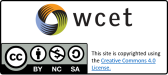 WCET creative commons license